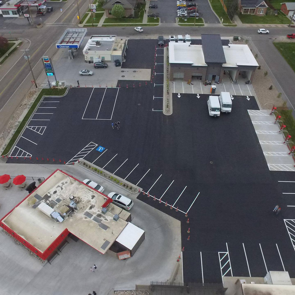 Retail Parking Lot Company | Morgan Pavement
