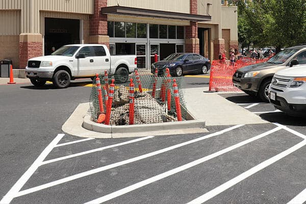 Shopping Center Parking lot Contractor - Morgan Pavement